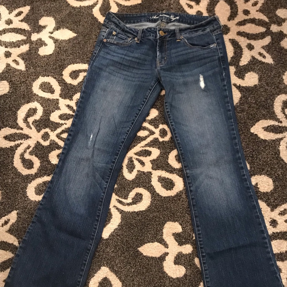 American eagle women’s jeans size 8 Long lowcut